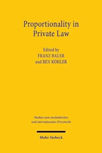 Proporcjonalność w prawie prywatnym - Proportionality in Private Law