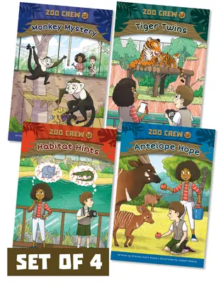 Załoga Zoo (zestaw 4) - Zoo Crew (Set of 4)