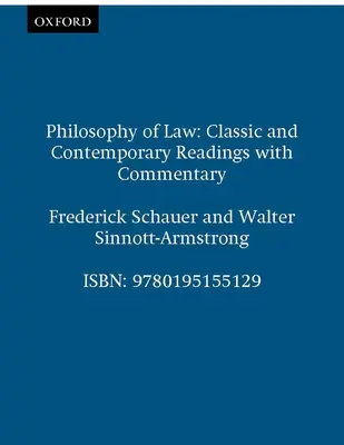 Filozofia prawa: Klasyczne i współczesne lektury z komentarzem - Philosophy of Law: Classic and Contemporary Readings with Commentary