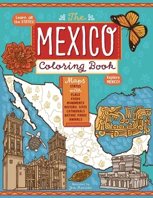 Książka do kolorowania Meksyk - The Mexico Coloring Book