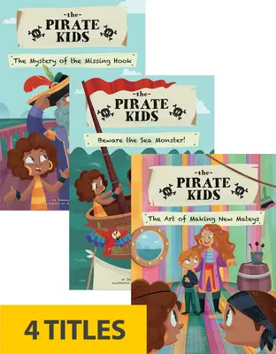 Pirackie dzieci zestaw 2 (zestaw 4) - Pirate Kids Set 2 (Set of 4)