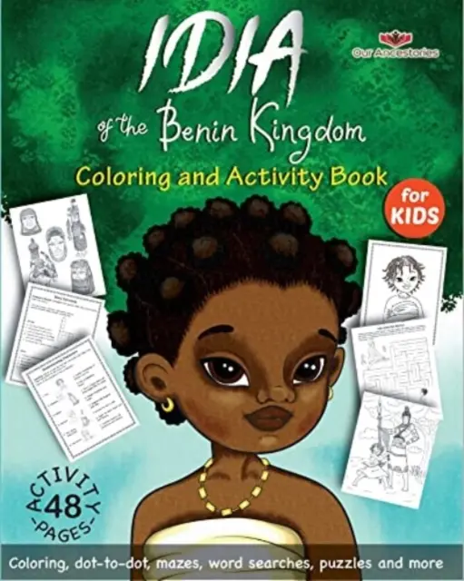 Kolorowanka i zeszyt ćwiczeń Idia z królestwa Beninu - Idia of the Benin Kingdom Coloring and Activity Book