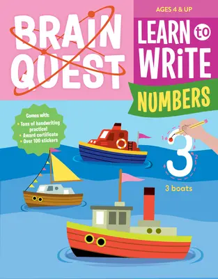 Brain Quest Naucz się pisać: Liczby - Brain Quest Learn to Write: Numbers