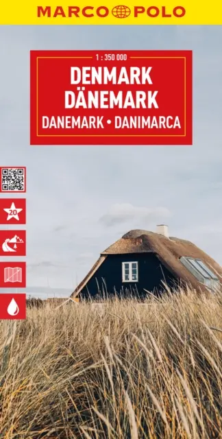 Dania Mapa Marco Polo - Denmark Marco Polo Map