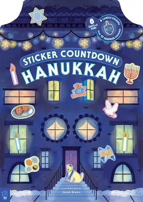 Naklejkowe odliczanie: Chanuka - Sticker Countdown: Hanukkah