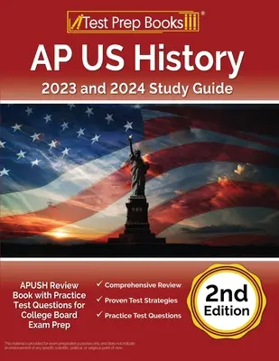 Przewodnik AP US History 2023 i 2024: APUSH Review Book with Practice Test Questions for College Board Exam Prep [2nd Edition] - AP US History 2023 and 2024 Study Guide: APUSH Review Book with Practice Test Questions for College Board Exam Prep [2nd Edition]