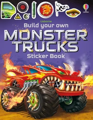 Zbuduj własną książkę z naklejkami Monster Trucks - Build Your Own Monster Trucks Sticker Book