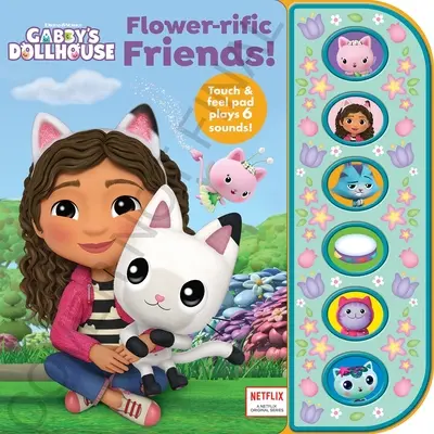 Dreamworks Gabbys Domek dla lalek Kwieciści przyjaciele Książeczka dźwiękowa - Dreamworks Gabbys Dollhouse Flowerrific Friends Sound Book