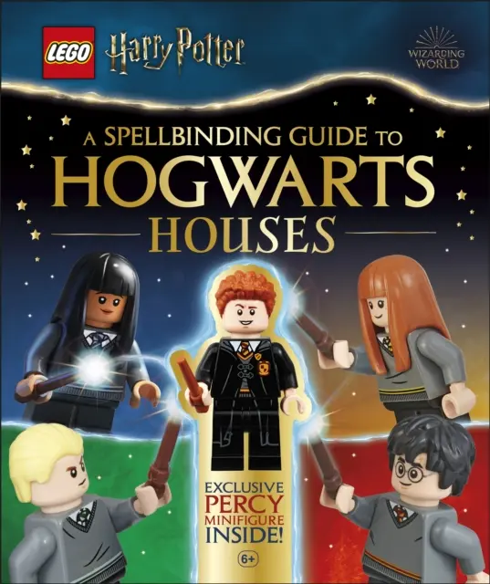 LEGO Harry Potter - czarujący przewodnik po domach Hogwartu - z wyjątkową minifigurką Percy'ego Weasleya - LEGO Harry Potter A Spellbinding Guide to Hogwarts Houses - With Exclusive Percy Weasley Minifigure