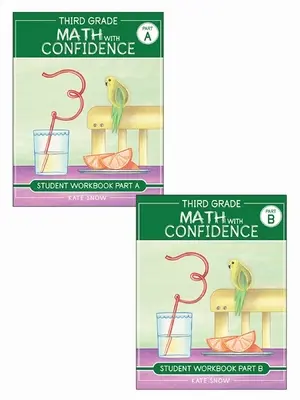 Matematyka w trzeciej klasie z pewnością siebie Zeszyt ćwiczeń dla ucznia Pakiet - Third Grade Math with Confidence Student Workbook Bundle