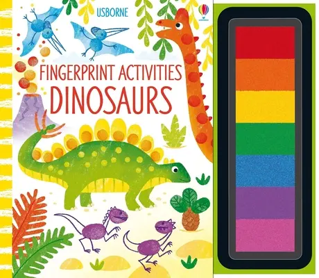 Ćwiczenia z odciskami palców Dinozaury - Fingerprint Activities Dinosaurs