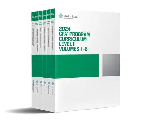 2024 Cfa Program nauczania Poziom II Zestaw pudełkowy - 2024 Cfa Program Curriculum Level II Box Set