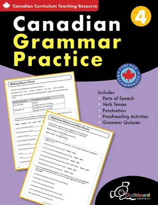 Kanadyjskie ćwiczenia gramatyczne - klasa 4 - Canadian Grammar Practice Grade 4