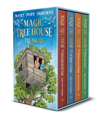 Magiczny domek na drzewie 1-4 Skarb w pudełku - Magic Tree House 1-4 Treasury Boxed Set