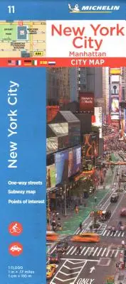 Michelin Nowy Jork Manhattan Mapa 11 - Michelin New York City Manhattan Map 11