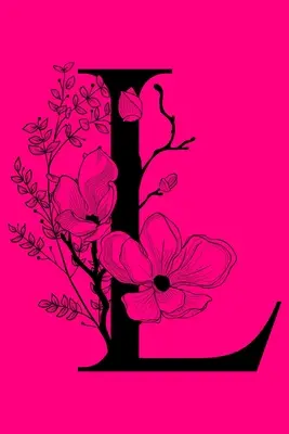 L: Notatnik z inicjałami monogramu: Spersonalizowany dziennik prezentowy z monogramem - L: Monogram Initial Letter Notebook: Customized Monogrammed Gift Journal