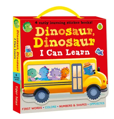 Dinozaur, Dinozaur Umiem się uczyć: Pierwsze słowa, kolory, liczby i kształty, przeciwieństwa - Dinosaur, Dinosaur I Can Learn: First Words, Colors, Numbers and Shapes, Opposites