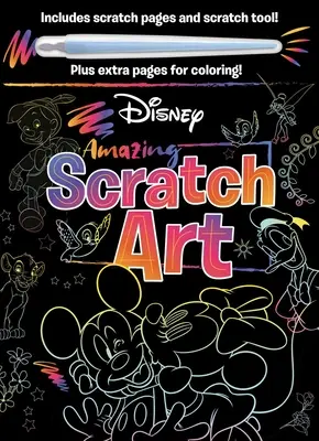 Disney - Amazing Scratch Art: Z narzędziem do zdrapywania i kolorowankami - Disney - Amazing Scratch Art: With Scratch Tool and Coloring Pages