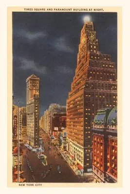 Vintage Journal Night, Times Square, Nowy Jork - Vintage Journal Night, Times Square, New York City