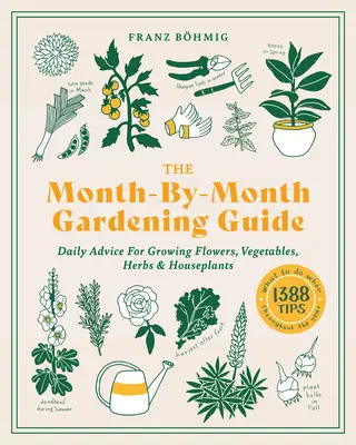 Przewodnik ogrodniczy miesiąc po miesiącu: Codzienne porady dotyczące uprawy kwiatów, warzyw, ziół i roślin domowych - The Month-By-Month Gardening Guide: Daily Advice for Growing Flowers, Vegetables, Herbs, and Houseplants