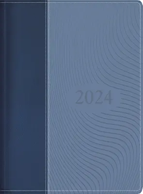 The Treasure of Wisdom - 2024 Executive Agenda - Two-Toned Blue: Dziennik i terminarz o tematyce wykonawczej z inspirującymi cytatami - The Treasure of Wisdom - 2024 Executive Agenda - Two-Toned Blue: An Executive Themed Daily Journal and Appointment Book with an Inspirational Quotatio