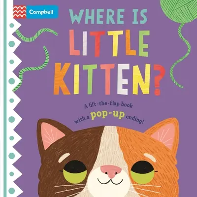 Gdzie jest mały kotek? Książeczka z podnoszoną klapką i wyskakującym zakończeniem! - Where Is Little Kitten?: The Lift-The-Flap Book with a Pop-Up Ending!