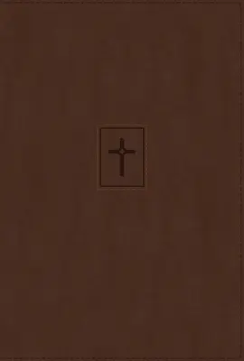 Niv, Biblia cienkiego druku, duży druk, skórzana miękka, brązowa, czerwona litera, wygodny druk - Niv, Thinline Bible, Large Print, Leathersoft, Brown, Red Letter, Comfort Print