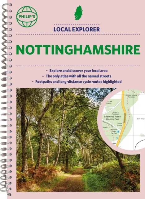 Atlas ulic Philip's Local Explorer Nottinghamshire - Philip's Local Explorer Street Atlas Nottinghamshire