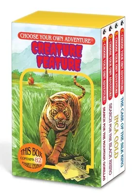 Choose Your Own Adventure 4-Book Boxed Set Creature Feature Box (the Case of the Silk King, Inca Gold, Search for the Black Rhino, Search for the Moun