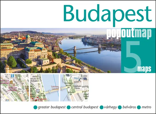 Mapa wyskakująca Budapesztu - Budapest Popout Map