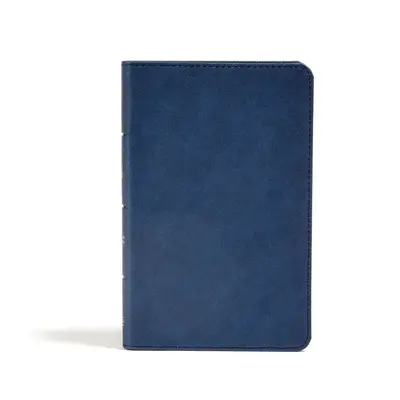 Biblia CSB w rozmiarze osobistym, skórzana okładka w kolorze granatowym - CSB Personal Size Bible, Navy Leathertouch