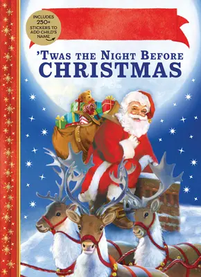 'Twas the Night Before Christmas: spersonalizowana książka z naklejkami - 'Twas the Night Before Christmas Personalized Book with Stickers