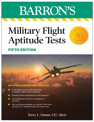 Wojskowe testy umiejętności lotniczych, wydanie piąte: 6 testów praktycznych + kompleksowy przegląd - Military Flight Aptitude Tests, Fifth Edition: 6 Practice Tests + Comprehensive Review