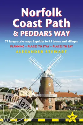 Norfolk Coast Path & Peddars Way: British Walking Guide: 77 map pieszych w dużej skali (1:20 000) i przewodniki po 45 miastach i wsiach - planowanie, miejsca do odwiedzenia - Norfolk Coast Path & Peddars Way: British Walking Guide: 77 Large-Scale Walking Maps (1:20,000) & Guides to 45 Towns & Villages - Planning, Places to