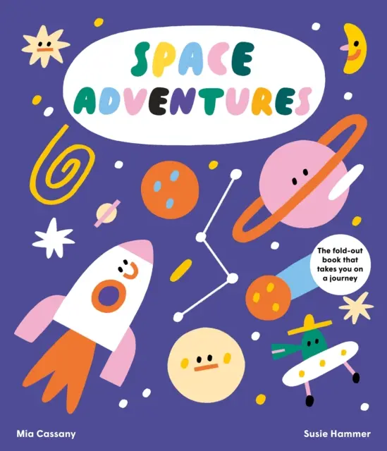 Kosmiczne przygody - rozkładana książka, która zabierze Cię w podróż - Space Adventures - The fold-out book that takes you on a journey