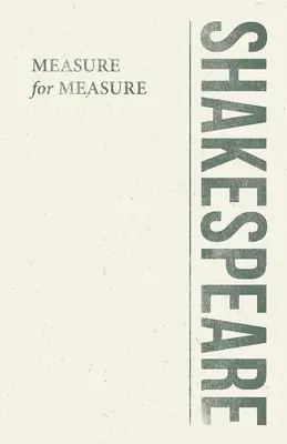 Miarka za miarkę - Measure for Measure