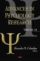 Postępy w badaniach psychologicznych - tom 78 - Advances in Psychology Research - Volume 78