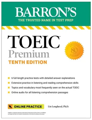 Toeic Premium: 6 testów praktycznych + audio online, wydanie dziesiąte - Toeic Premium: 6 Practice Tests + Online Audio, Tenth Edition