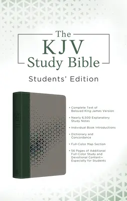 KJV Study Bible, wydanie studenckie [Cypress & Smoke] - The KJV Study Bible, Students' Edition [Cypress & Smoke]