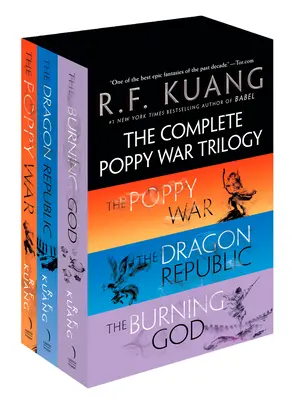 Kompletny zestaw trylogii Wojna maków: Wojna maków / Republika smoków / Płonący bóg - The Complete Poppy War Trilogy Boxed Set: The Poppy War / The Dragon Republic / The Burning God