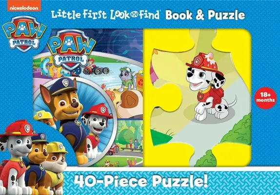 Nickelodeon Paw Patrol: Małe pierwsze spojrzenie i znalezisko Książka i puzzle - Nickelodeon Paw Patrol: Little First Look and Find Book & Puzzle