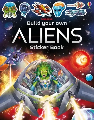 Zbuduj własną książkę z naklejkami o kosmitach - Build Your Own Aliens Sticker Book