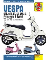 Vespa GTS125, 250 i 300ie, LX, S, Primavera 125 i 150 Instrukcja obsługi i naprawy (2005-2018) - Vespa GTS125, 250 & 300ie, LX, S, Primavera 125 & 150 Service & Repair Manual (2005 to 2018)