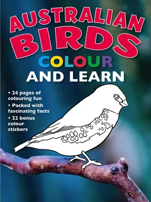 Australijskie ptaki - koloruj i ucz się - Australian Birds Colour and Learn