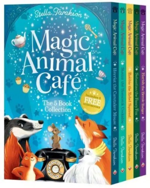 Zestaw 5 książek Magiczna kawiarnia dla zwierząt - Magic Animal Cafe 5 Book Box Set