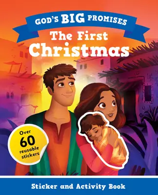 Wielkie Boże obietnice - naklejki i książeczka z zadaniami na Boże Narodzenie - God's Big Promises Christmas Sticker and Activity Book