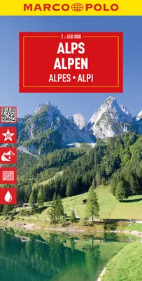 Alpy Mapa Marco Polo - Alps Marco Polo Map