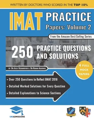 IMAT Practice Papers Volume Two - 4 pełne arkusze z w pełni opracowanymi rozwiązaniami do międzynarodowego testu wstępnego na studia medyczne, edycja 2019 - IMAT Practice Papers Volume Two - 4 Full Papers with Fully Worked Solutions for the International Medical Admissions Test, 2019 Edition