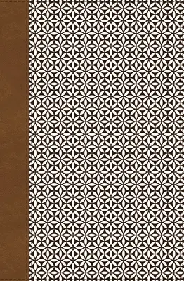 Niv, Biblia cienkiego druku, kompaktowa, skórzana miękka, brązowo-biała, zapinana na zamek błyskawiczny, czerwona litera, wygodny druk - Niv, Thinline Bible, Compact, Leathersoft, Brown/White, Zippered, Red Letter, Comfort Print