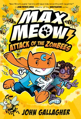 Max Meow 5: Atak zombiaków: (powieść graficzna) - Max Meow 5: Attack of the Zombees: (A Graphic Novel)